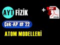 Atom Modelleri | +PDF | AYT Fizik Çek-AP 22 #çekap #aytfizik