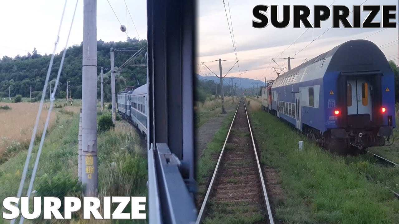 BAILE TUSNAD-SFANTU GHEORGHE | Cu trenul Regio seara pe M400 tot cu trenul cantator (Iulie 2021)