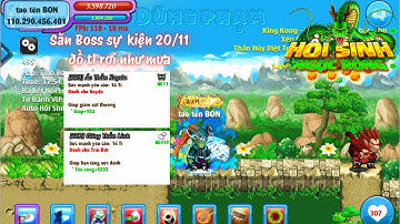 Hồi Sinh Ngọc Rồng - 1 Ngày Săn Boss Bát Giới Sự Kiện 20/11 Kiếm Thỏi Vàng Cực Phê !