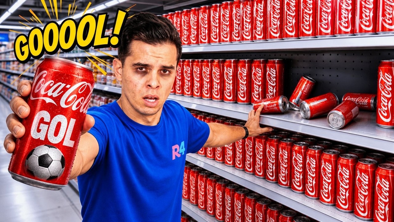 QUEM ENCONTRAR A LATA DE COCA-COLA QUE GRITA GOL EM 24 HORAS VENCE (COPA 2026)