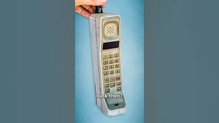 Why Cell Phones Used To Be So Big 😱