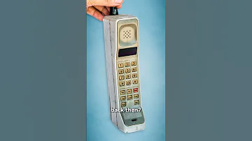 Why Cell Phones Used To Be So Big 😱