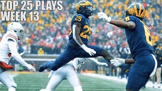 Top 25 Plays From Week 13 Of The 2021 College Football Season
