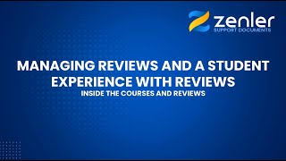 👉 Courses - Reviews - Managing Reviews and a Student Experience with Reviews