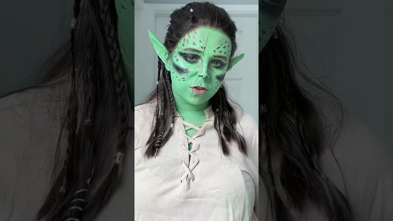 Minty Lae’zel 🫢 #laezel #laezelcosplay #baldursgate3 #bg3 #bg3cosplay #dnd #meme #facepaint