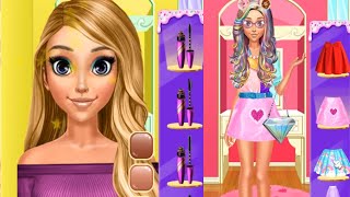패션 드레스 옷입히기 게임 화장놀이 공주 메이크업 게임 Candy Fashion Funny girl game screenshot 2