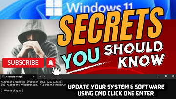 update your system and software using command prompt || update your driver only one click Enter