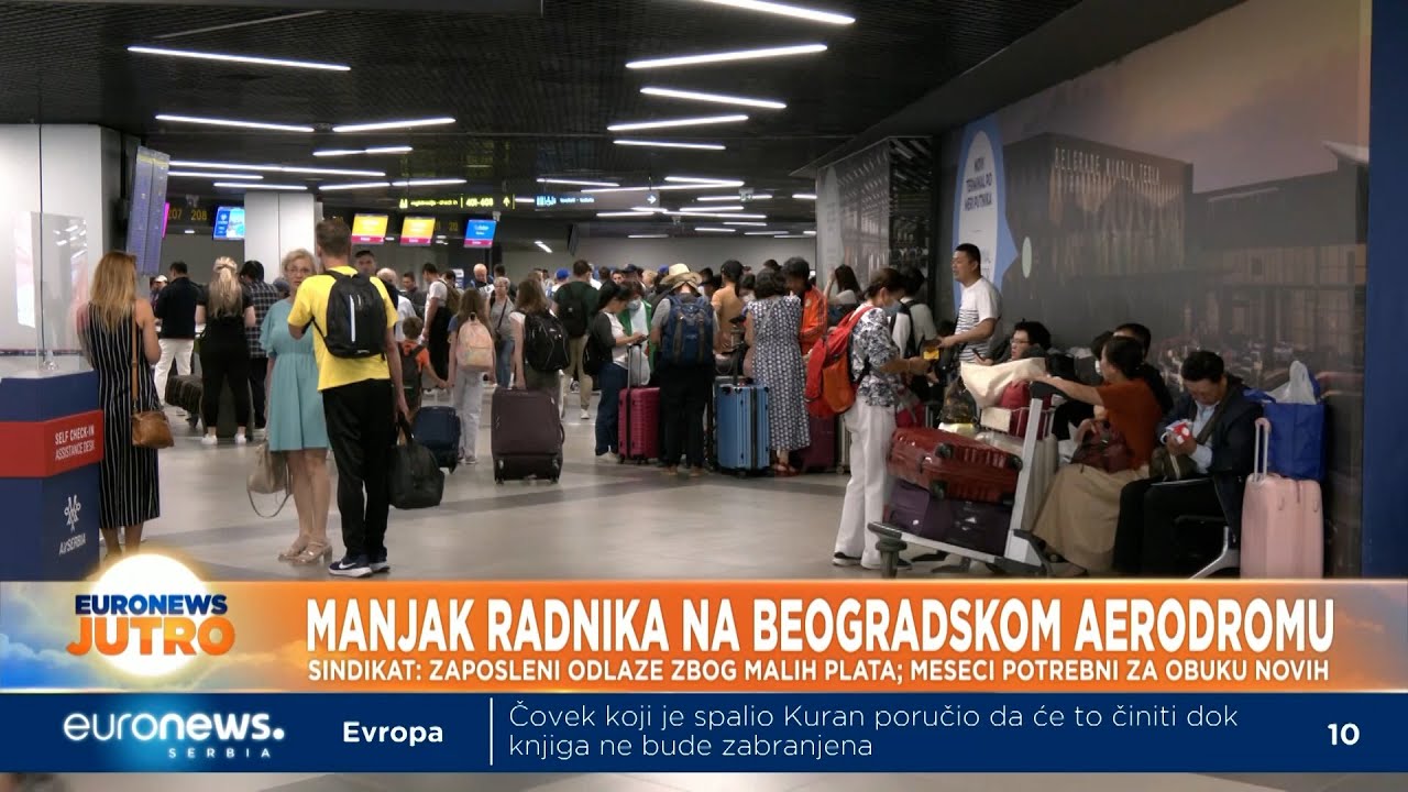 Manjak ljudi i višak kofera na aerodromu 