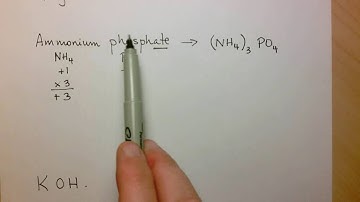 SNC2D Ionic compounds with polyatomic ions