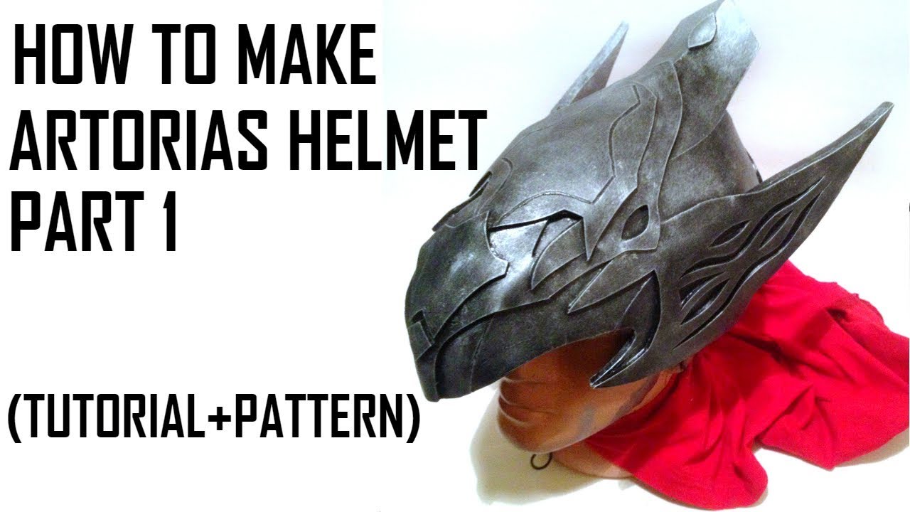 How to make Artorias helmet. Dark Souls tutorial. Part 1 - YouTube