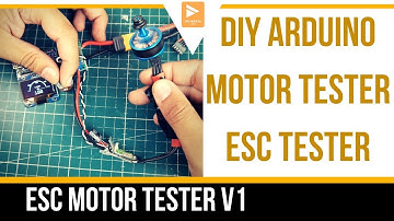 DIY ESC Tester // Motor Tester // #HOWTO #DIY #ARDUINO #PROJECT
