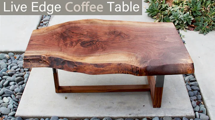 Contemporary Live Edge Coffee Table Build | Shaloha Creations