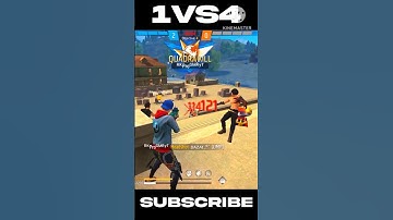 1VS4 😱 UMP USE LIKE A HACKER 🔥🤯WITHOUT VEST🦺 & HELMET 🪖 AGAINST GRANDMASTER  SQUAD 🎯 #shorts #short