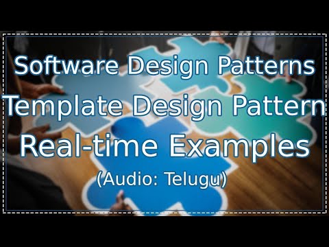 Template Method Design Pattern in Telugu | (Software Design Patterns in Telugu)