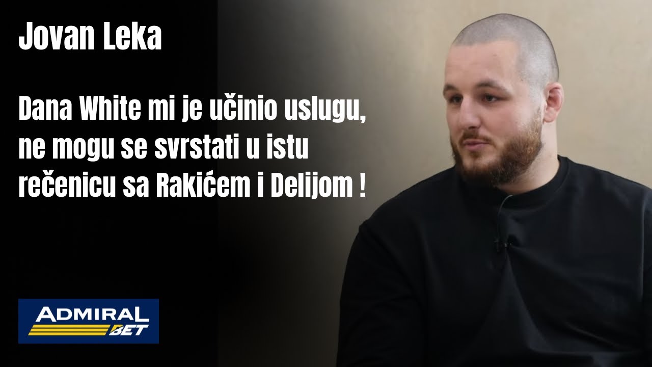 Jovan Leka | Prvo oglašavanje nakon pobede na Dana White Contender Series