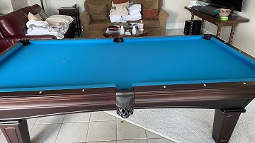 How to properly wrap for pool table.