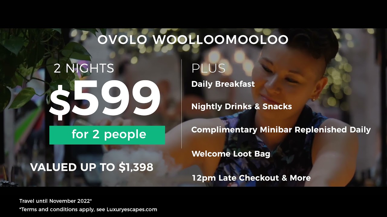 Ovolo Woolloomooloo Sydney Harbourside Designer Stay with Daily Breakfast and Complimentary Minibar