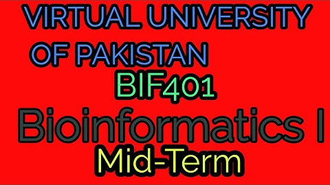 Bif401 important questions file||Midterm questions file