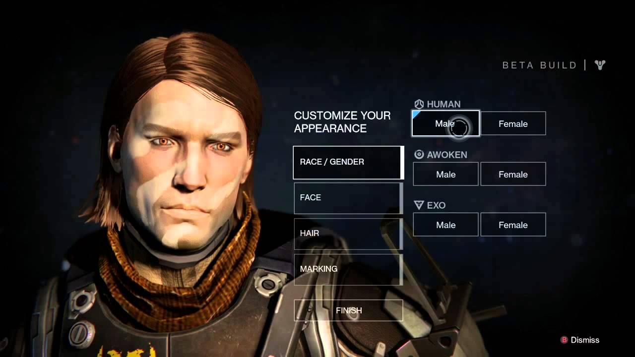 Character Creation | Destiny Beta