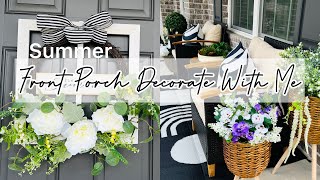 2024 Front Porch Refresh | Sumner Porch/Patio Decorating Ideas + Summer Amazon Outdoor Decor Finds