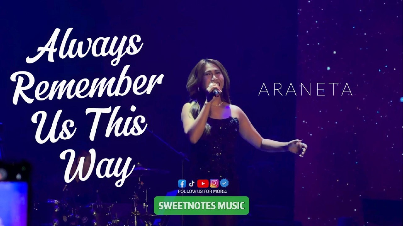 Always Remember Us This Way | Lady Gaga - Sweetnotes Live @ Araneta Coliseum