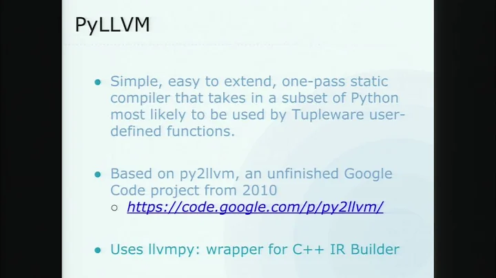 Anna Herlihy - Wrestling Python into LLVM Intermediate Representation