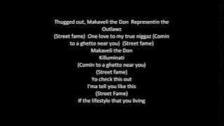 Tupac - Street Fame with lyrics