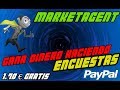 Marketagent Que Es Y Como Funciona|Tutorial|1.70 Gratis| Gana Dinero Haciendo Encuestas Para Paypal