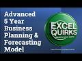 Advanced 5 Year Business Planning & Forecasting Model