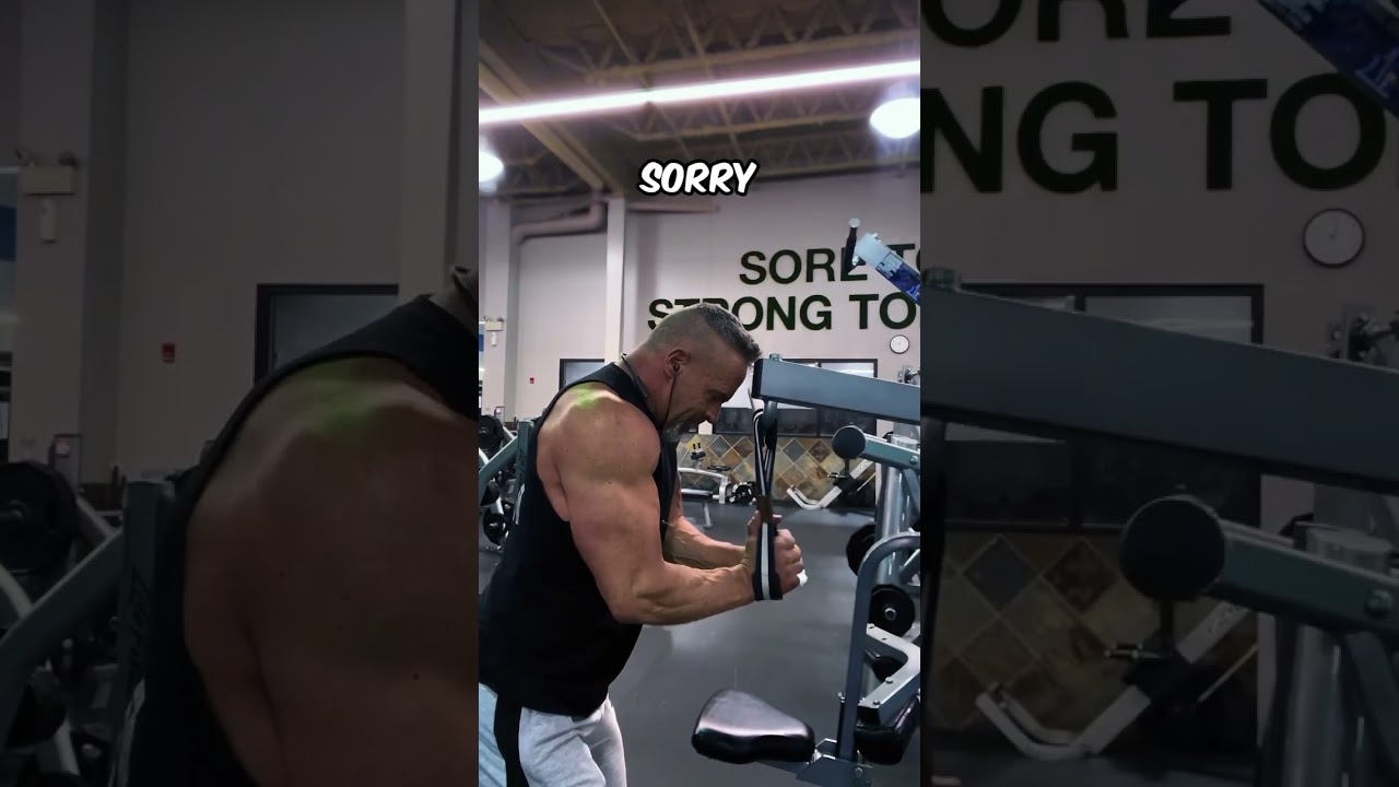 Don’t be afraid to think out of the box. Use your power straps as a grip on the pulldown machine