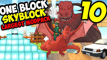 Part 10- One Block Skyblock but I download every single mod