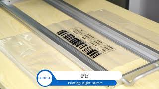 Handheld printer B85 - printing on PE