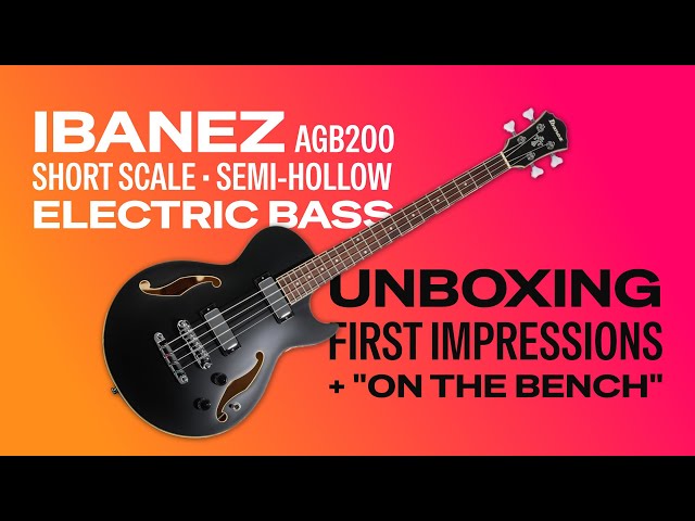 Ibanez AGB200 Electric Bass — Unboxing + First Impressions - YouTube