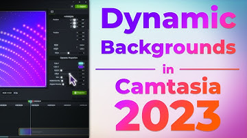 Dynamic Backgrounds in Camtasia 2023 🌄