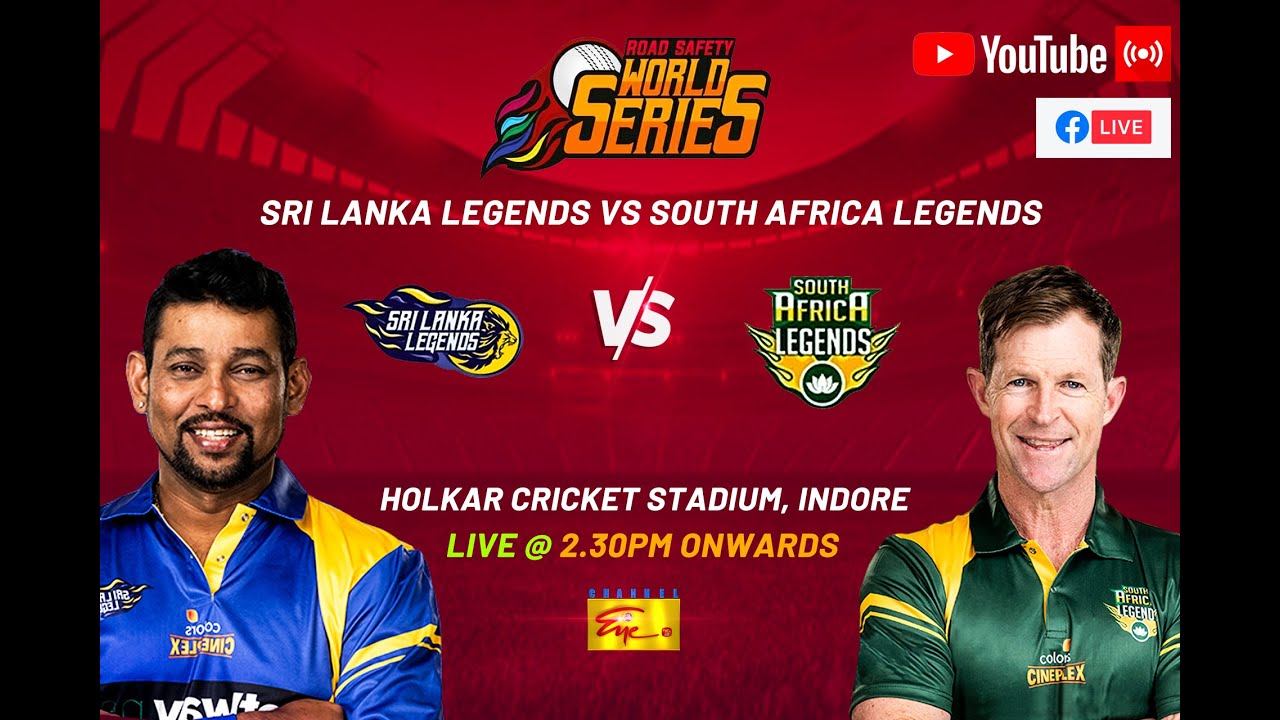 Road Safety World Series 2022 Sri Lanka Legends vs South Africa Legends Match 10 2022-09-18