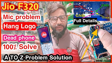 Jio F320 Mic Jumper Solution With Hang On logo problem / Jio f320B Mic Not working Are hang logo