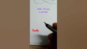 #sneha #calligraphy #viral #signature #california #trending #writing #india