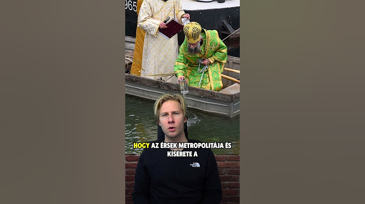 A Dunából ivott a görögkatolikus főpap vízkereszt alkalmából
