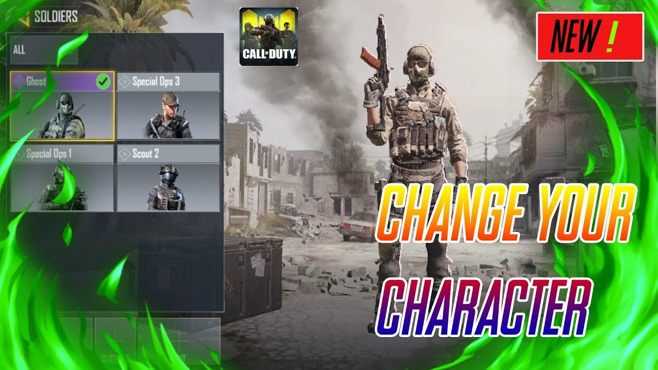 How to change your character or avatar in COD Mobile./TechUnderGaming - 