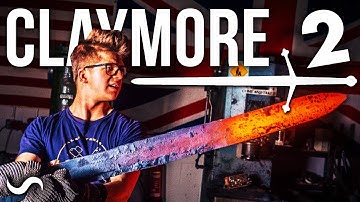 MAKING A SCOTTISH CLAYMORE SWORD!!! PART 2