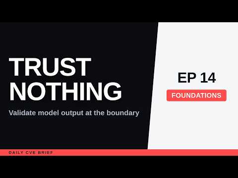 Validate LLM Output Like Untrusted Input