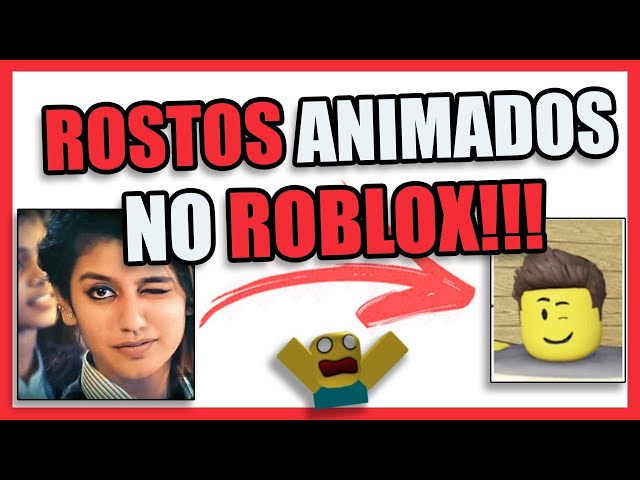 Como usar os rostos animados no Roblox 