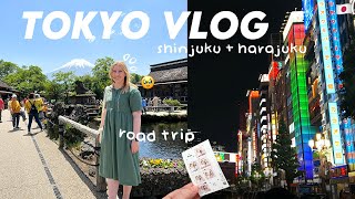 tokyo vlog 🗼 mt. fuji road trip, cafes & shopping in shinjuku | living in japan