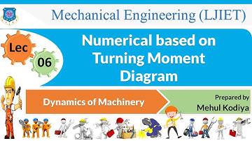 L 06 Numerical based on Turning Moment Diagram | Dynamics of Machinery | Mechanical