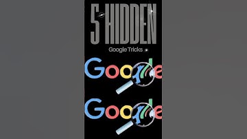 Top 5 hidden google tricks 👈 #google