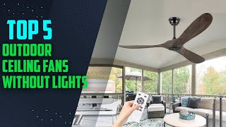 Top 5: best outdoor ceiling fans without lights [2024]