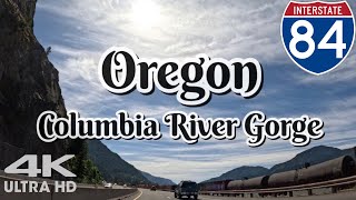 Interstate 84 West Columbia River Gorge - Oregon [4K]