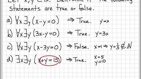 Proof and Problem Solving  Quantifiers Example