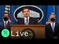 LIVE: DOJ and FBI Officials Hold News Conference on China National Security Matter