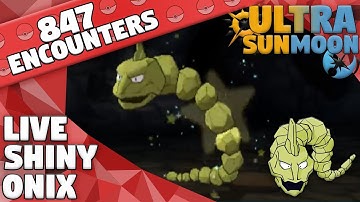 LIVE SHINY Onix! - Pokemon Ultra Sun & Moon (847 Island Scan Encounters)